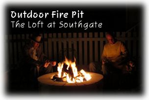 Firepit at Bed and Breakfast